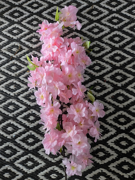 Boeket Madeira met 5 of 10 Japanse kers kunstbloemen - zacht roze