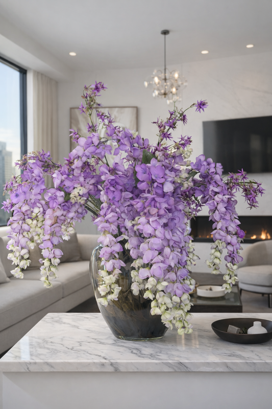 Boeket Capri - Wisteria & Clematis – Paars