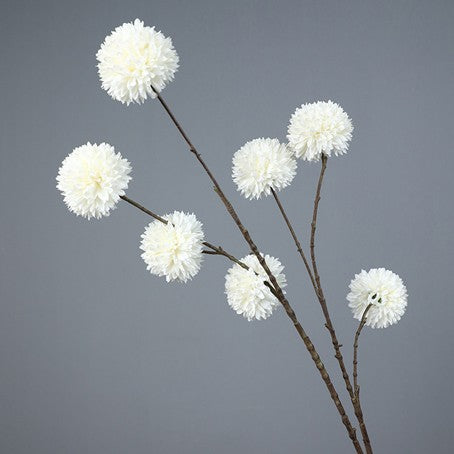 Boeket Santorini - Pompon chrysant in witte uitvoering